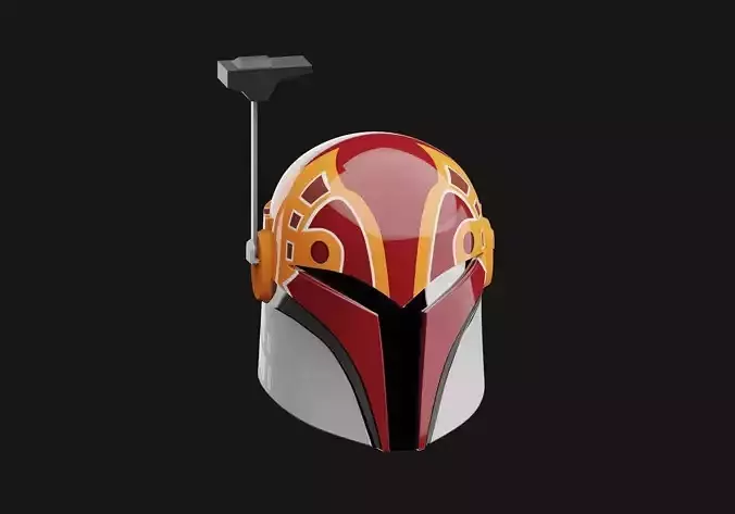 Sabine Wren Helmet - Rebels - 3D Print Files 3D print model