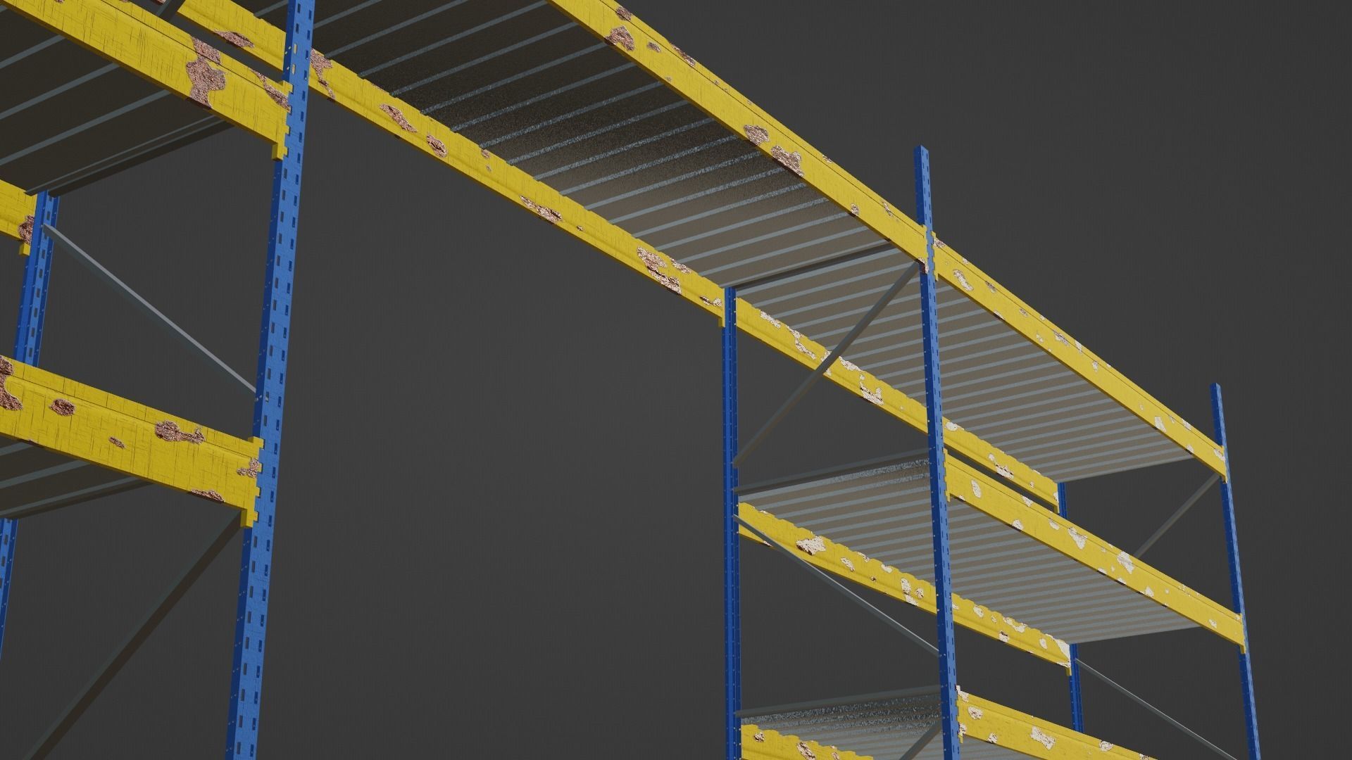Warehouse Shelves 3D model_6