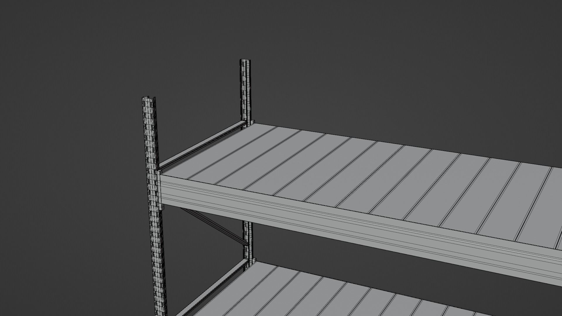 Warehouse Shelves 3D model_14