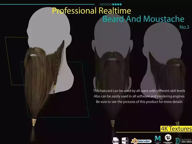 Realtime Beard and Moustache - No3