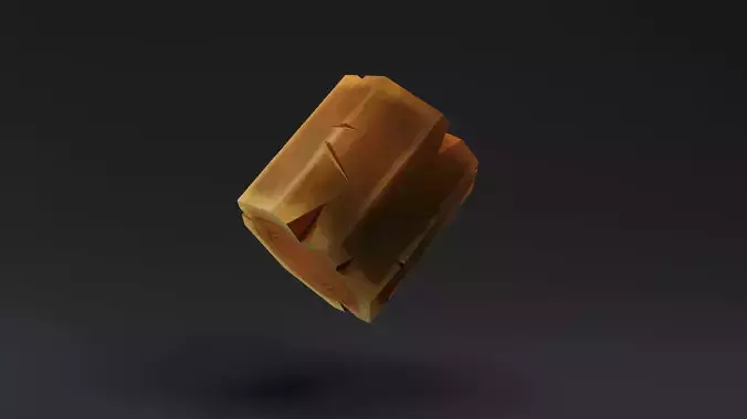 Low Poly Tree Trunk Low-poly 3D model