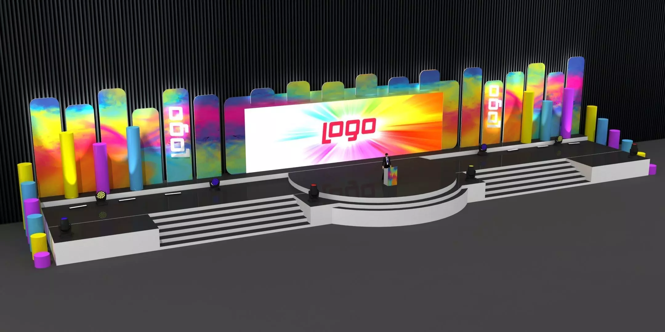 Congress Stage 026 3D model_0