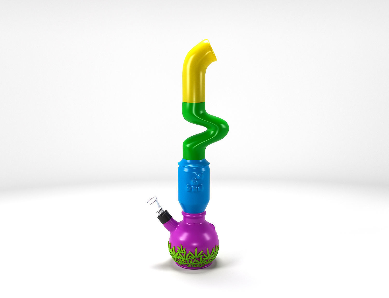 BUILD A CUSTOM BONG - Huge Bong 3D print model_4