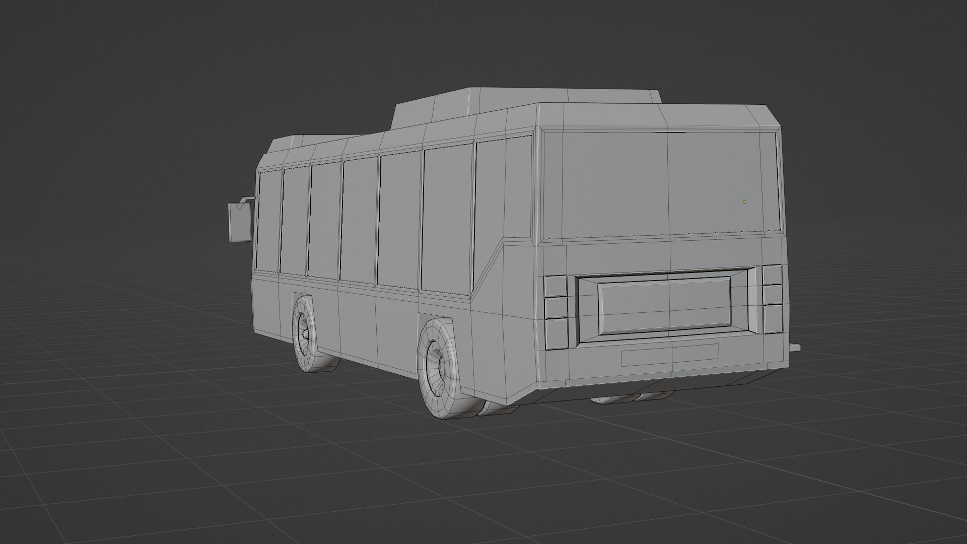 Low Poly Bus - Roblox Low-poly 3D model_9