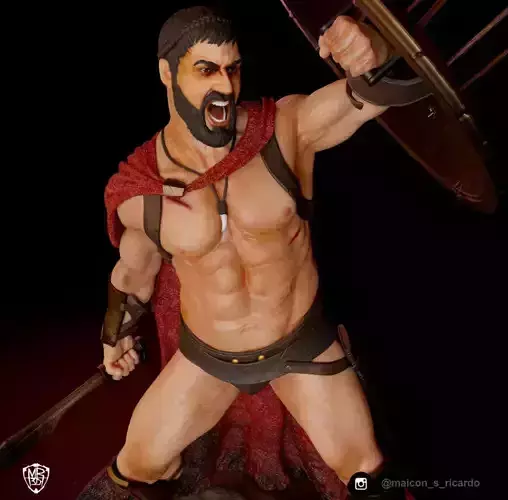 King Leonidas 300 3D print model
