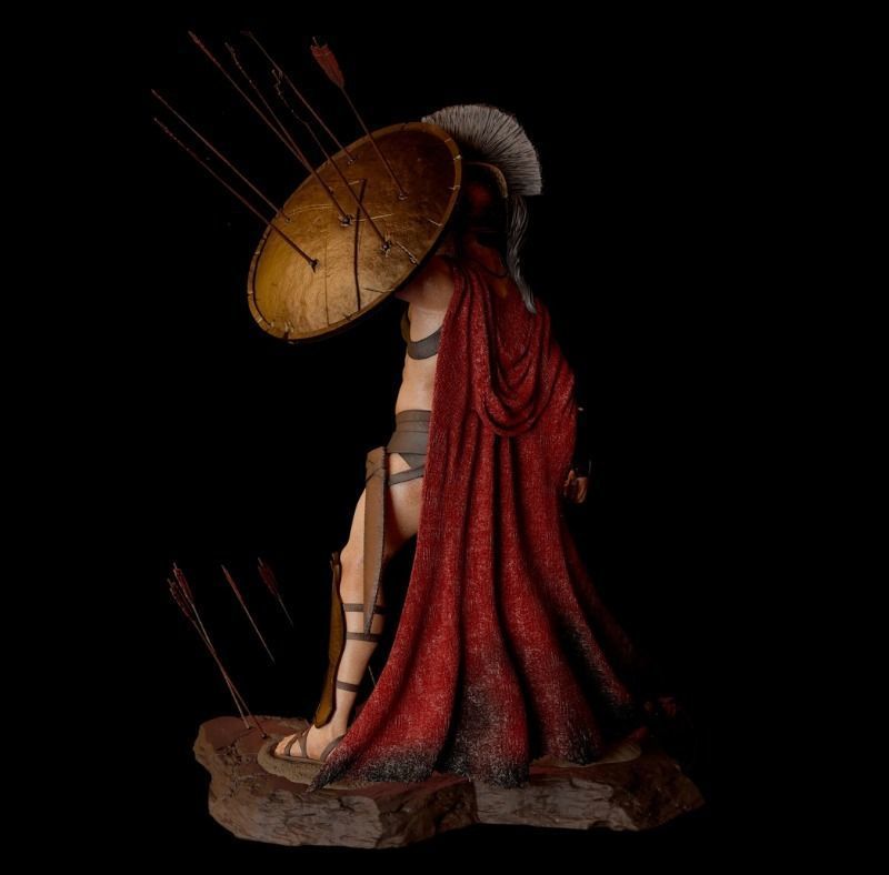 King Leonidas 300 3D print model_3