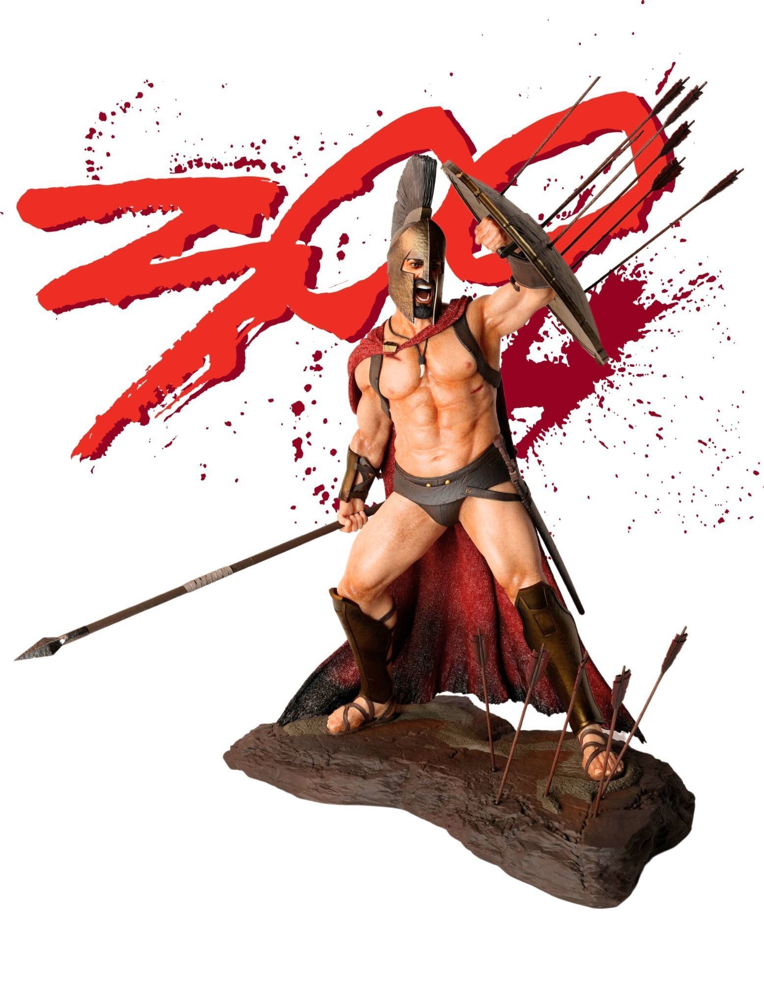 King Leonidas 300 3D print model_6