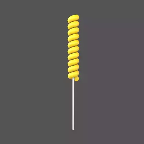 Twist Lollipop v1 001 Low-poly 3D model