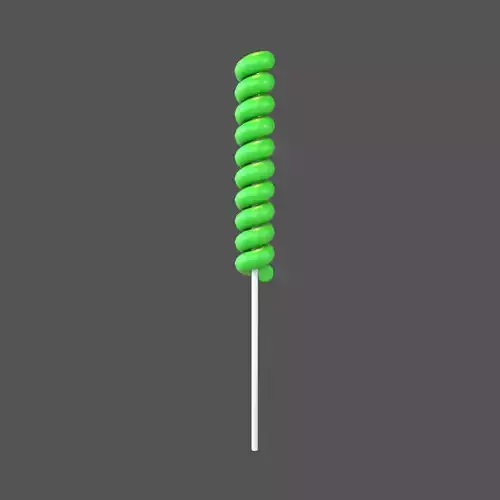 Twist Lollipop v1 006 Low-poly 3D model