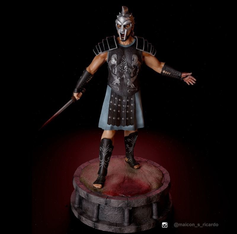 Gladiator Maximus 3D print model_1