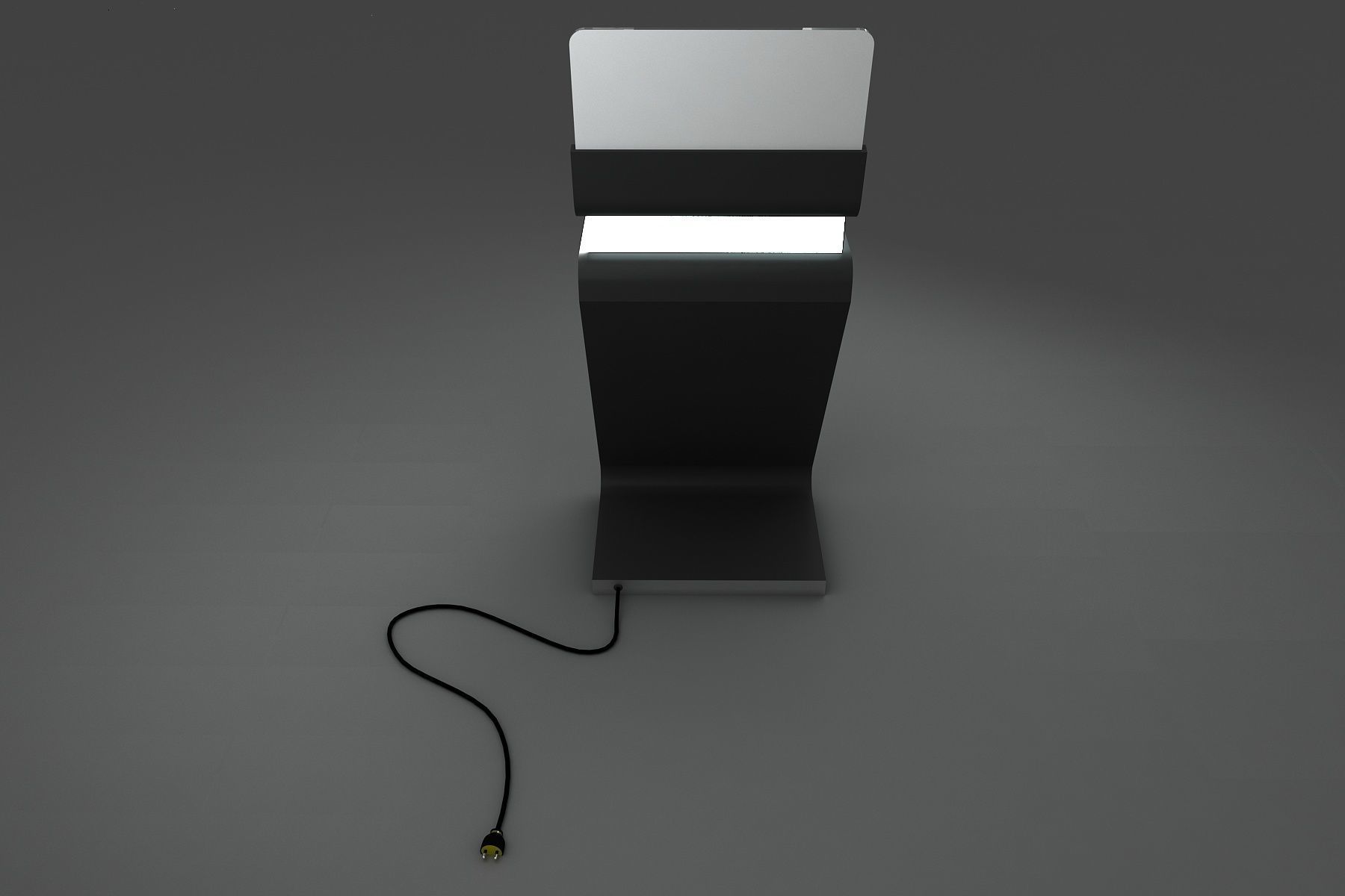 Kiosk Laptop 3D model_7