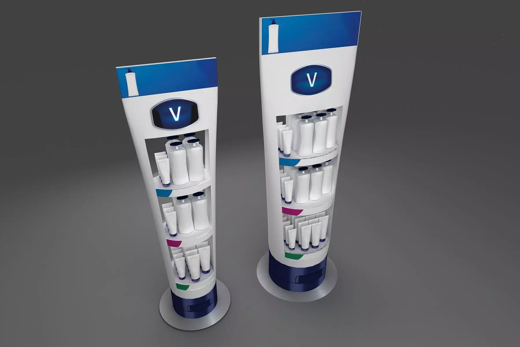 Kiosk Tube 3D model_0