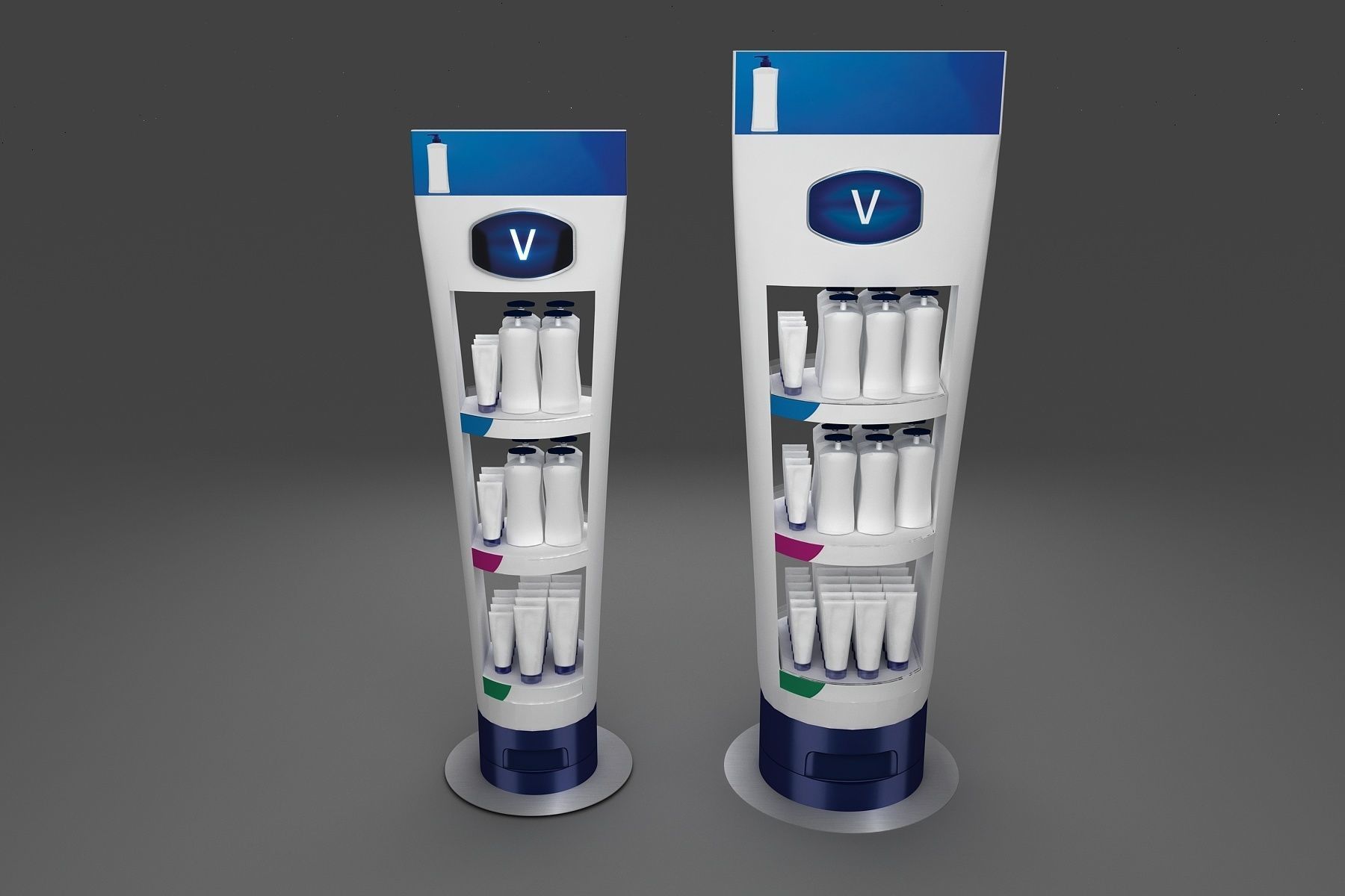 Kiosk Tube 3D model_1