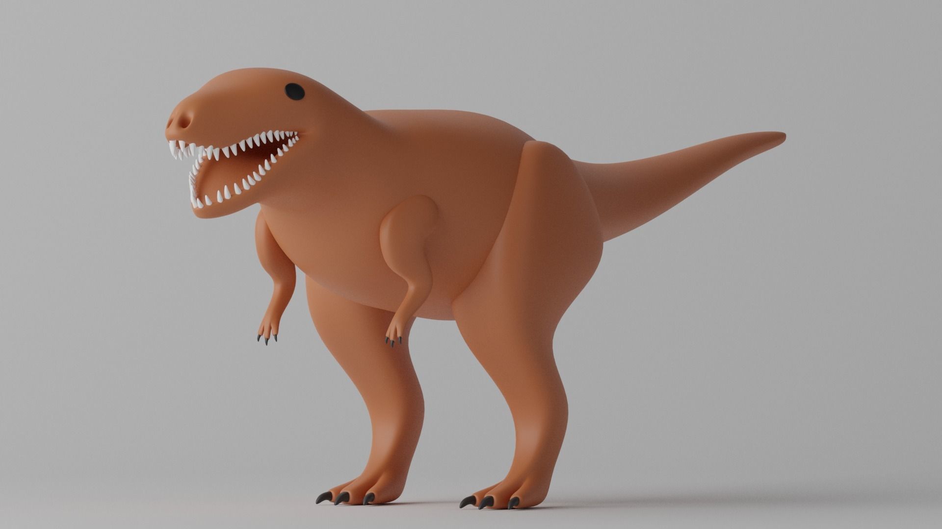 Cartoon Tyrannosaurus T-Rex 1 3D model_22