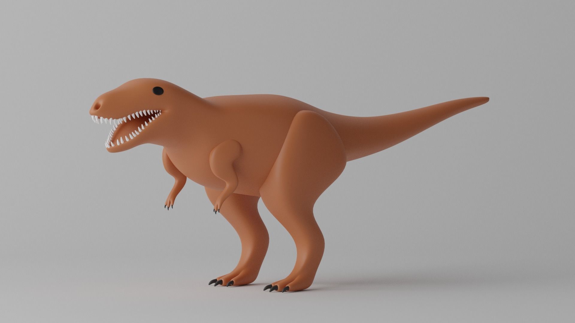 Cartoon Tyrannosaurus T-Rex 1 3D model_21