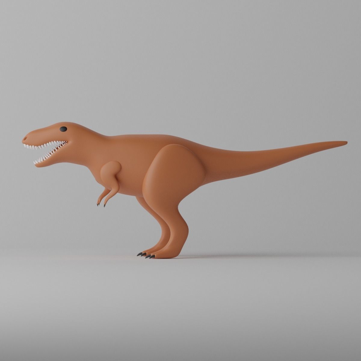 Cartoon Tyrannosaurus T-Rex 1 3D model_19