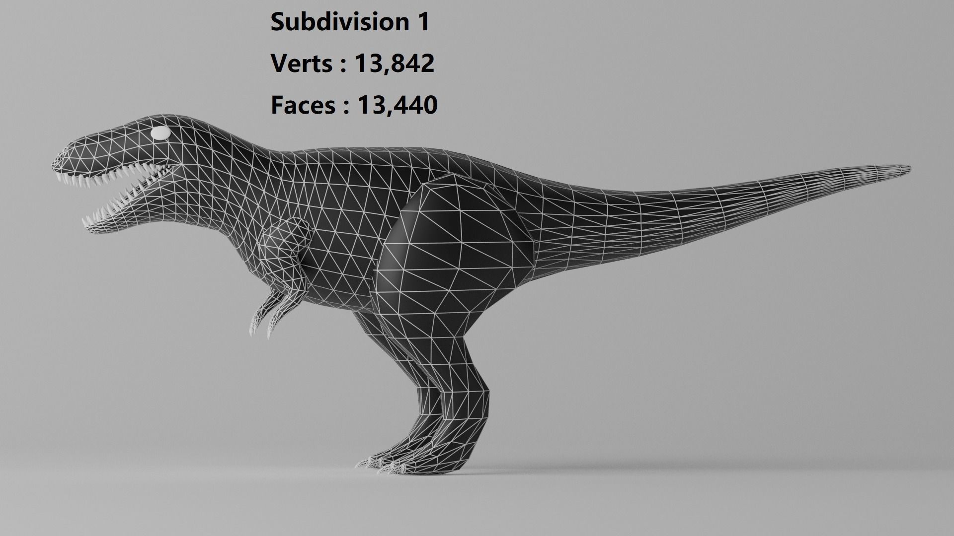 Cartoon Tyrannosaurus T-Rex 1 3D model_15