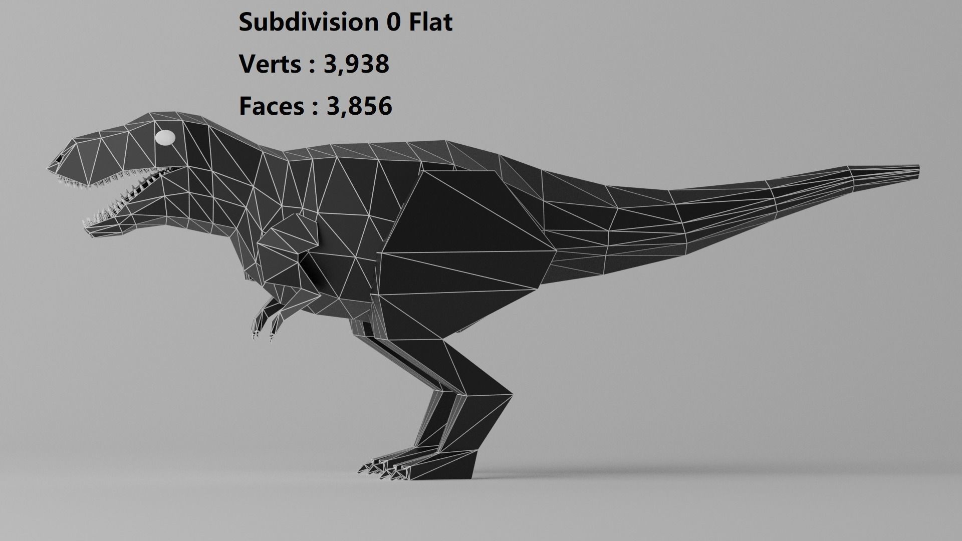 Cartoon Tyrannosaurus T-Rex 1 3D model_17