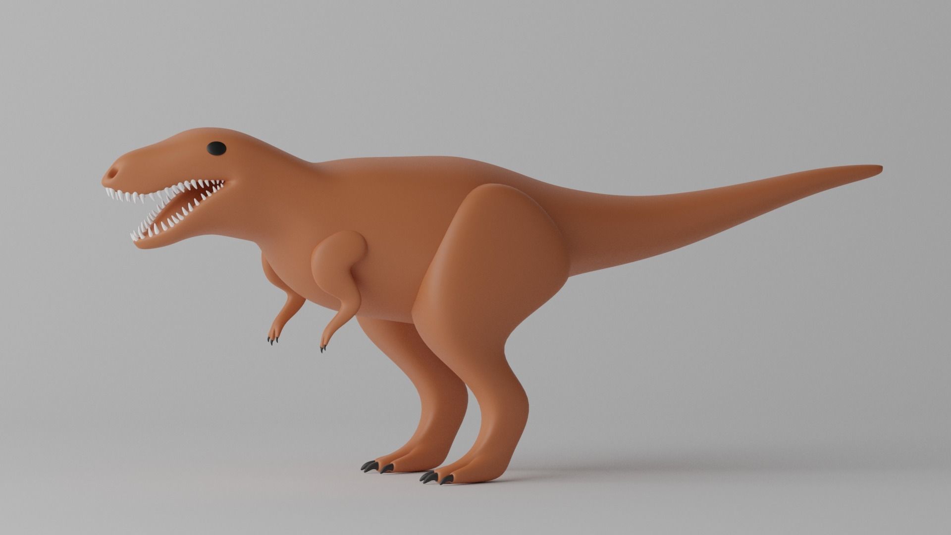 Cartoon Tyrannosaurus T-Rex 1 3D model_20