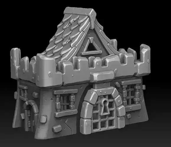 Castle chest 3d print