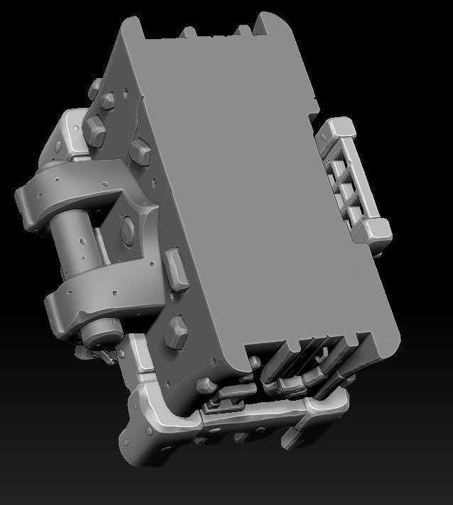 Castle chest 3d print 3D print model_6