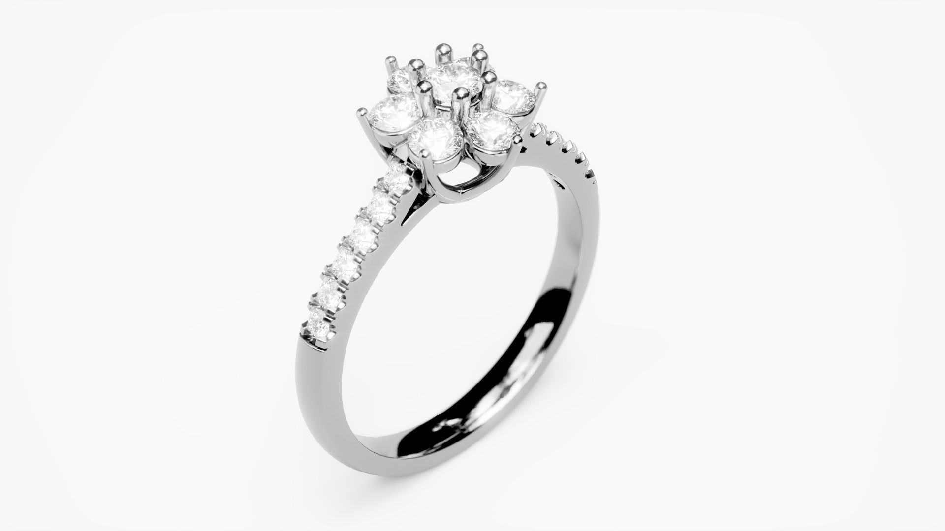 Engagement Ring 40 3D print model_1