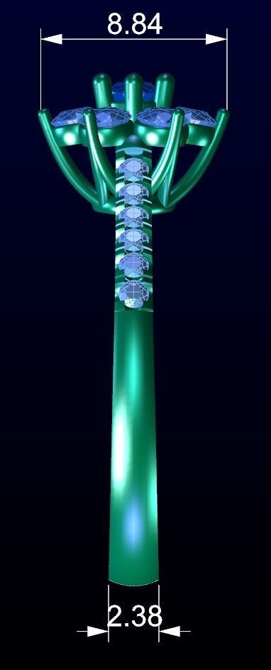 Engagement Ring 40 3D print model_5