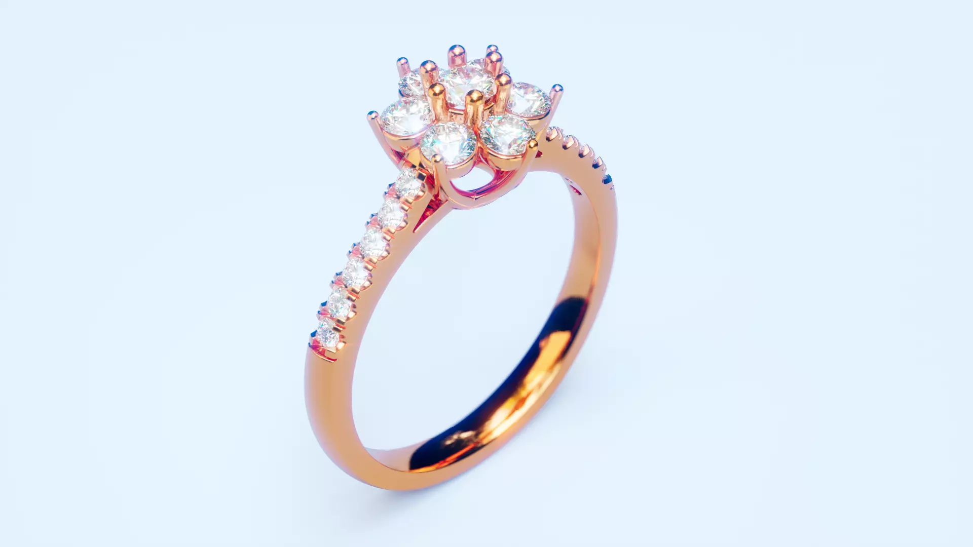 Engagement Ring 40 3D print model_0