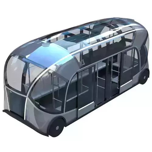 Self-driving city bus  3D model