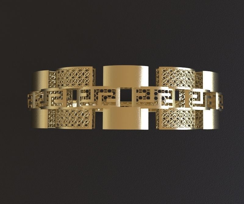 Bracelet 3D print model_1