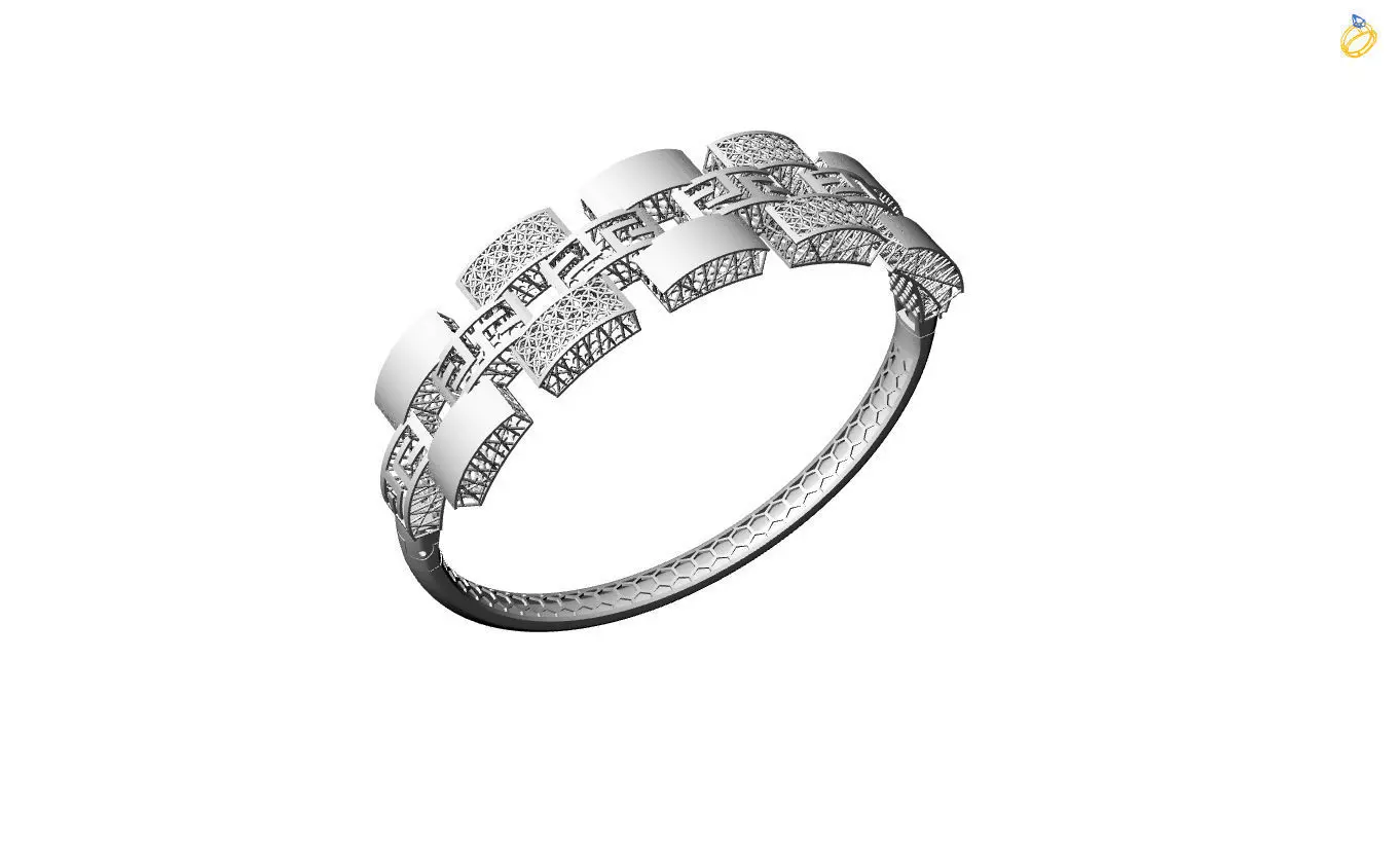 Bracelet 3D print model_0