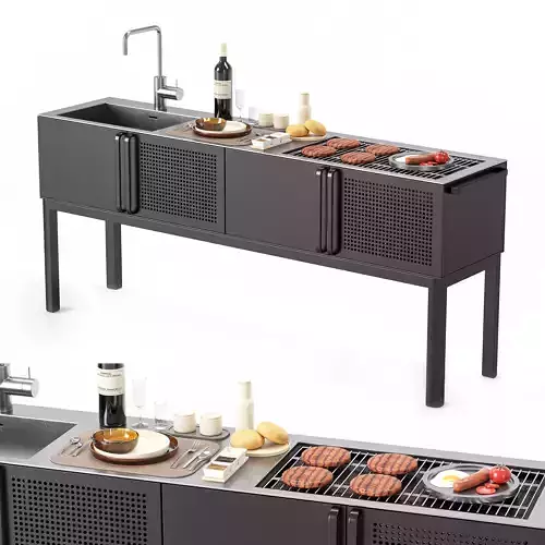 Barbecue 47 3D model