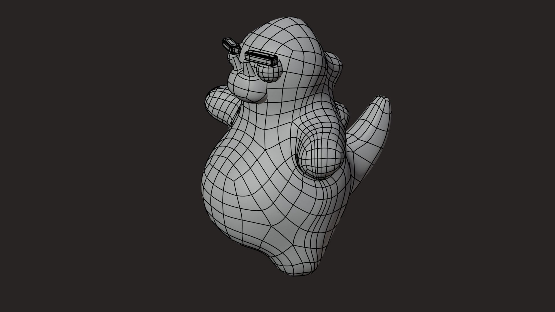 Low Poly Game Ready Stylized Dino Low-poly 3D model_15