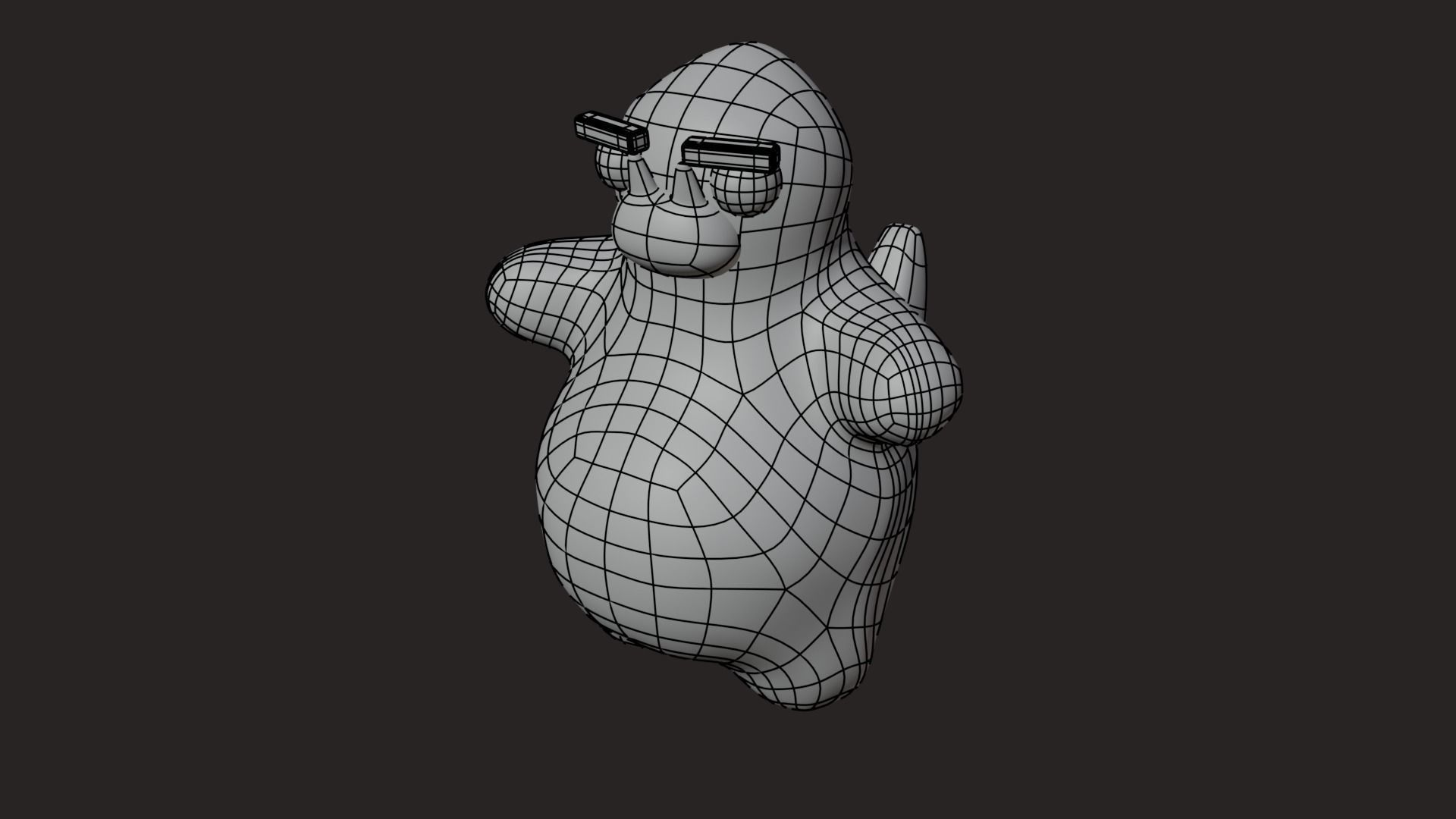 Low Poly Game Ready Stylized Dino Low-poly 3D model_7