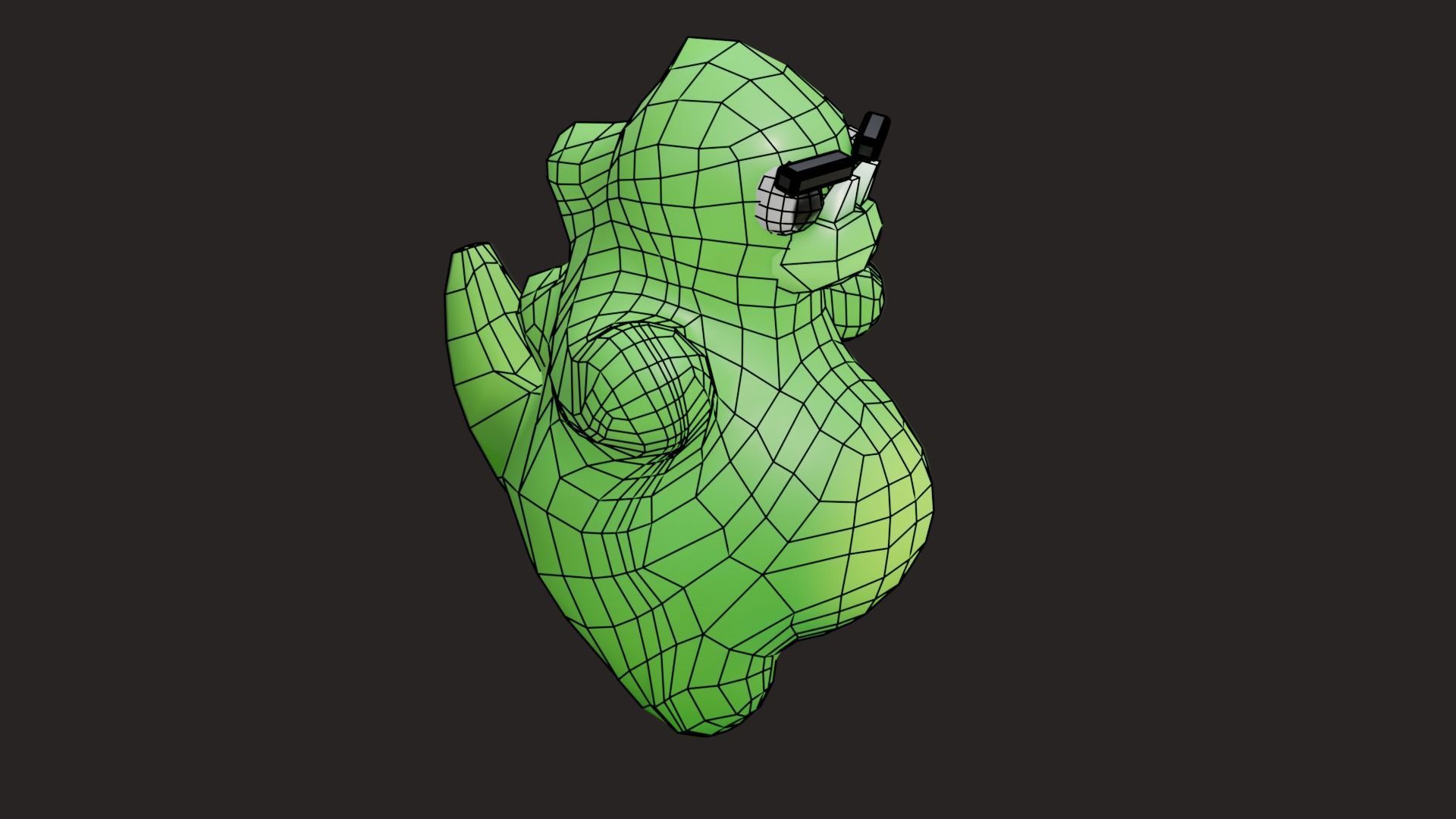 Low Poly Game Ready Stylized Dino Low-poly 3D model_18