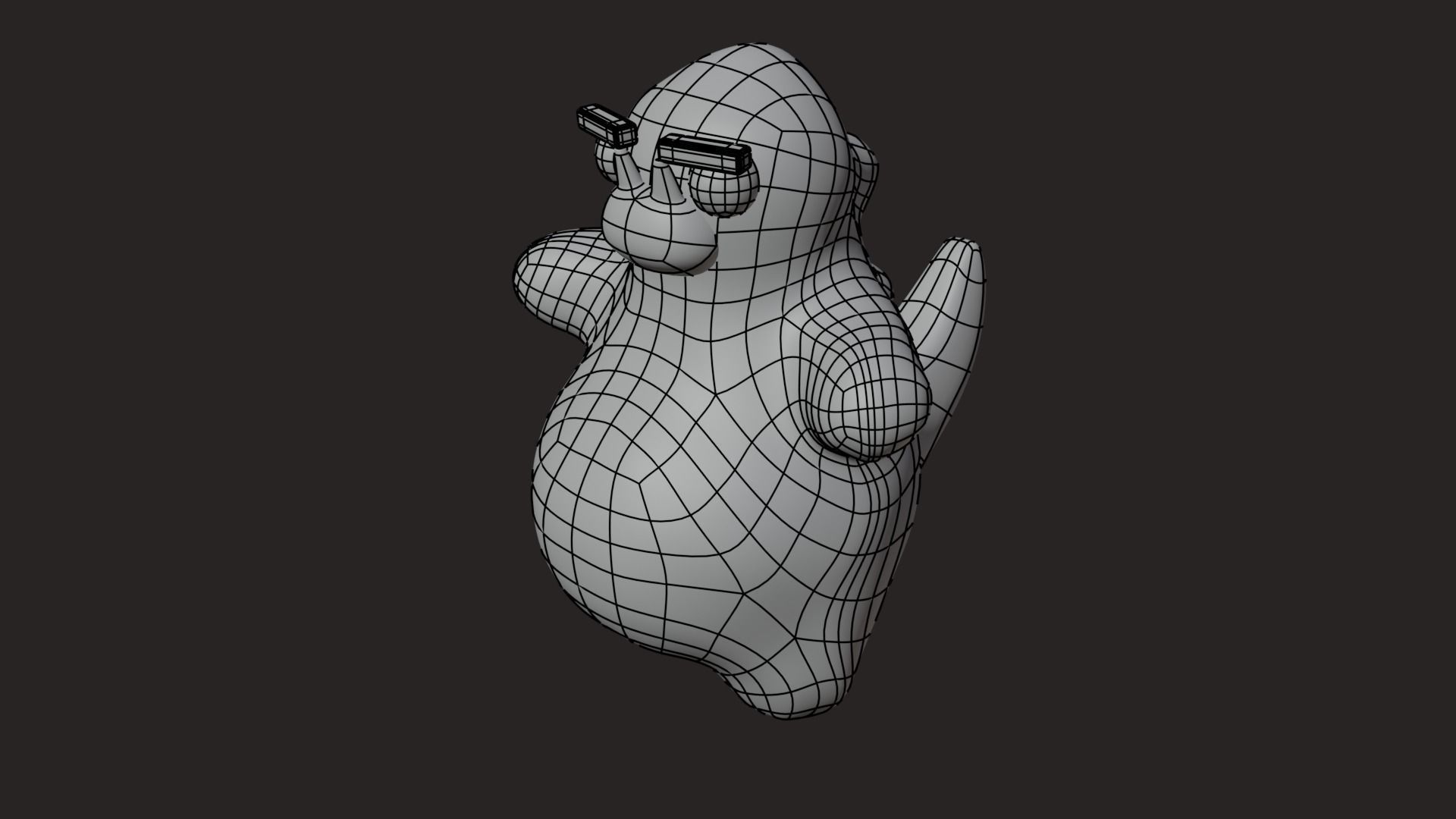 Low Poly Game Ready Stylized Dino Low-poly 3D model_11