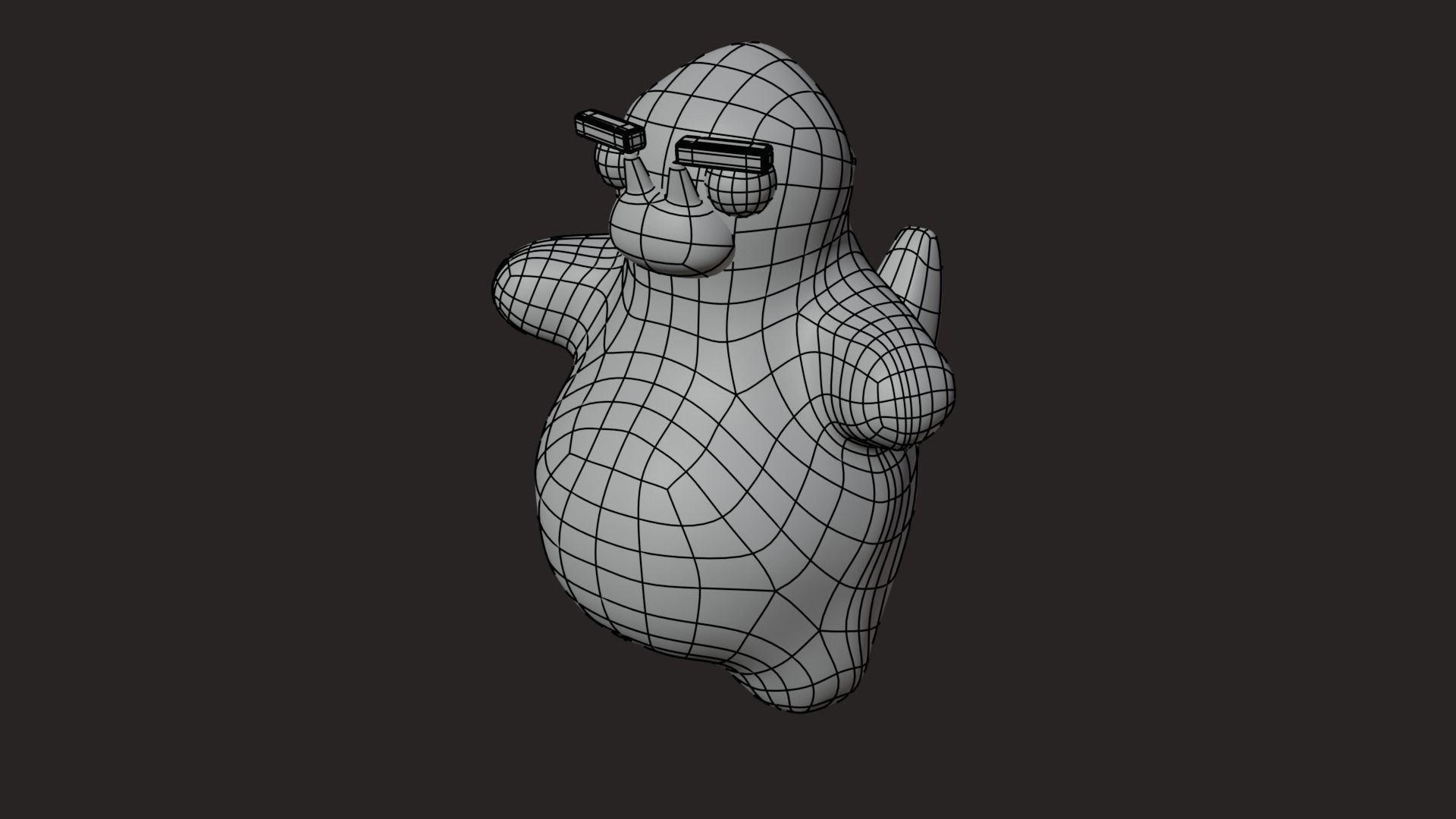 Low Poly Game Ready Stylized Dino Low-poly 3D model_8