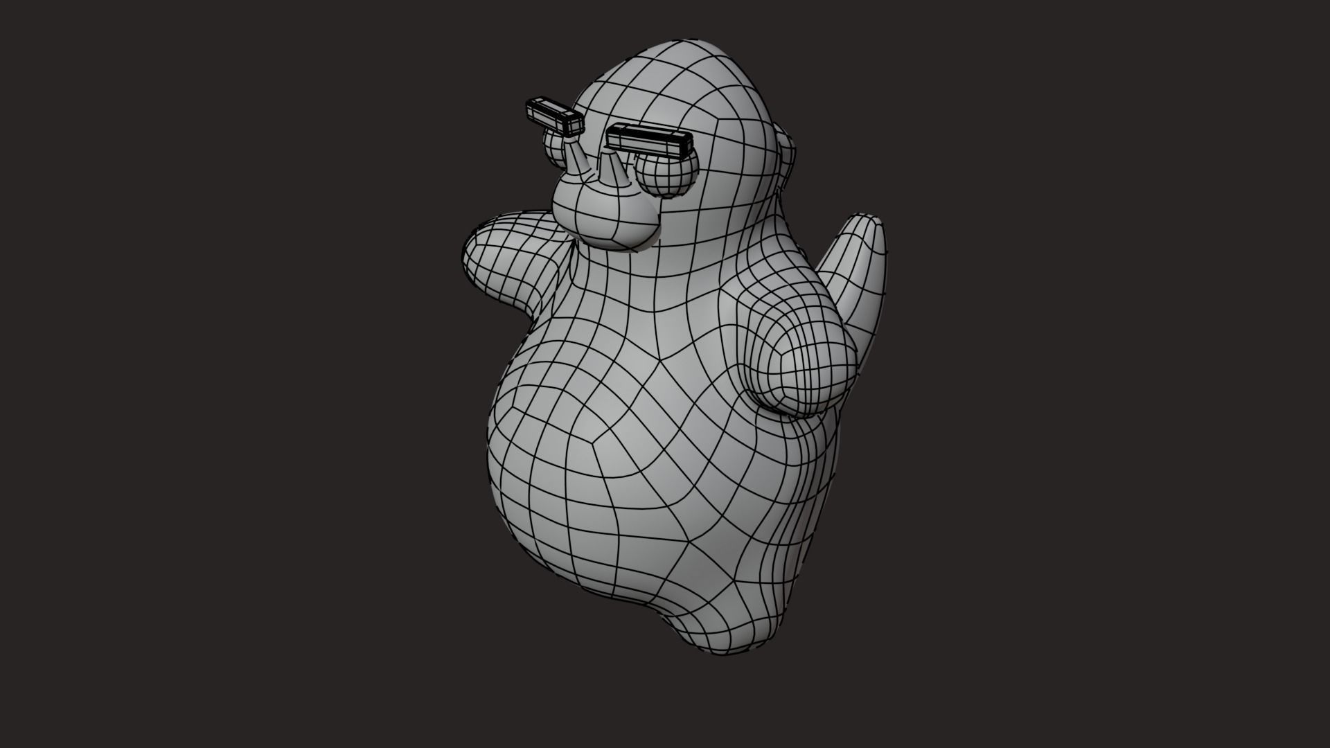 Low Poly Game Ready Stylized Dino Low-poly 3D model_10