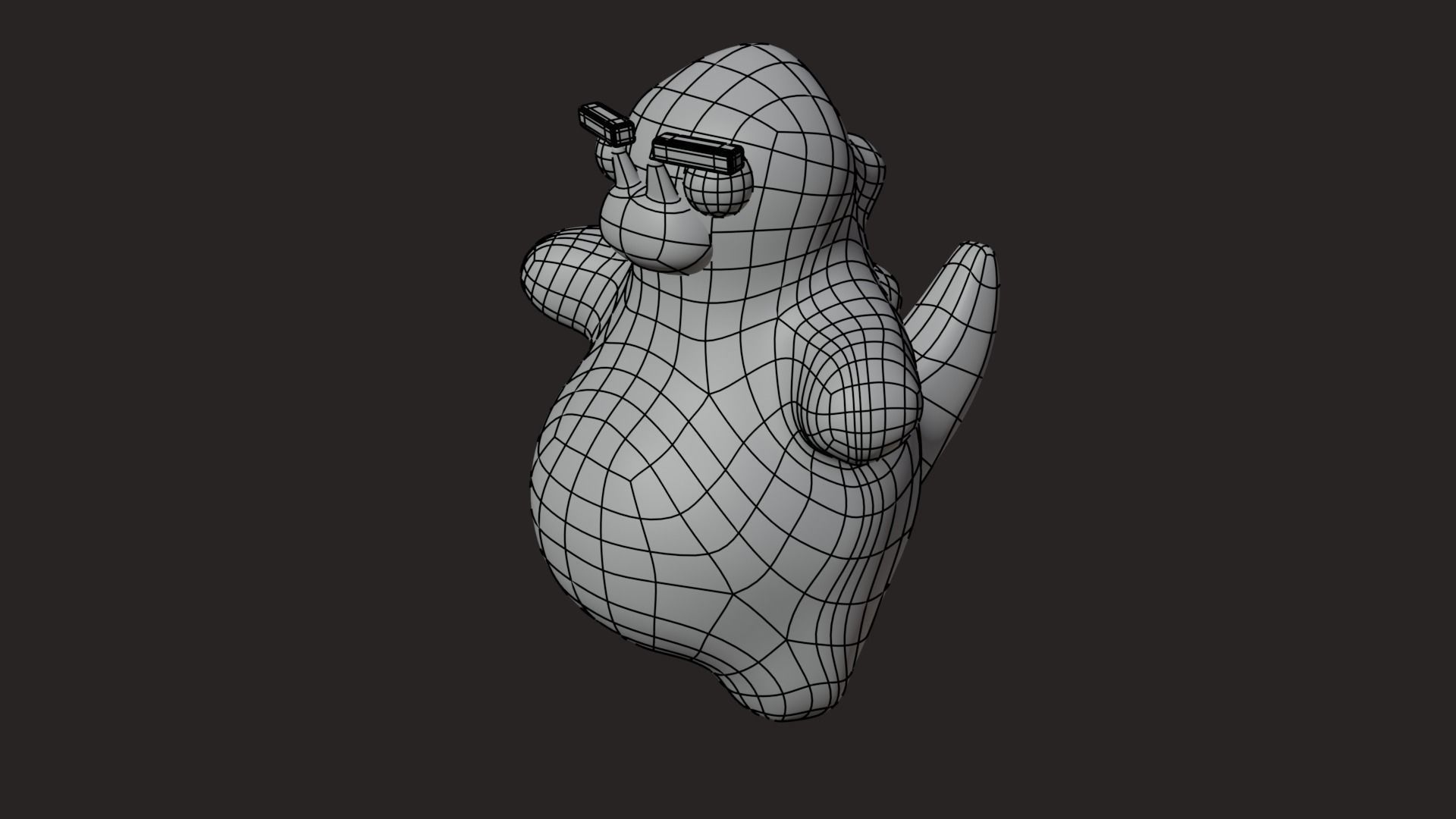 Low Poly Game Ready Stylized Dino Low-poly 3D model_12