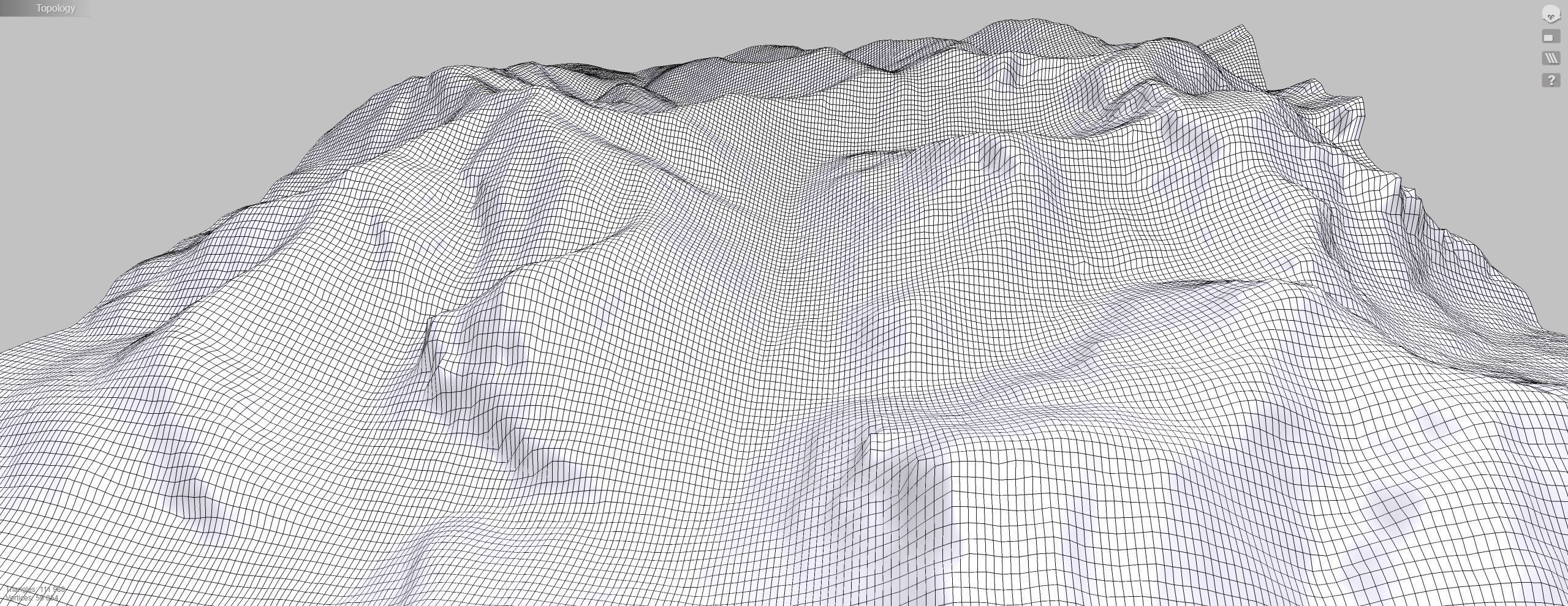 Mountain landscape Snow Table height 3178 meters Mongolia 3D model_12