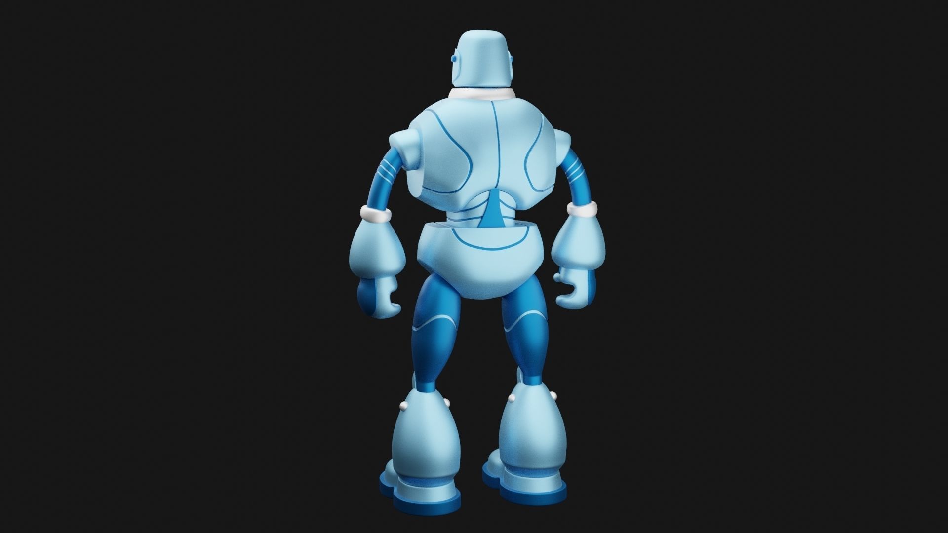Robot Character RC07 3D print model_3