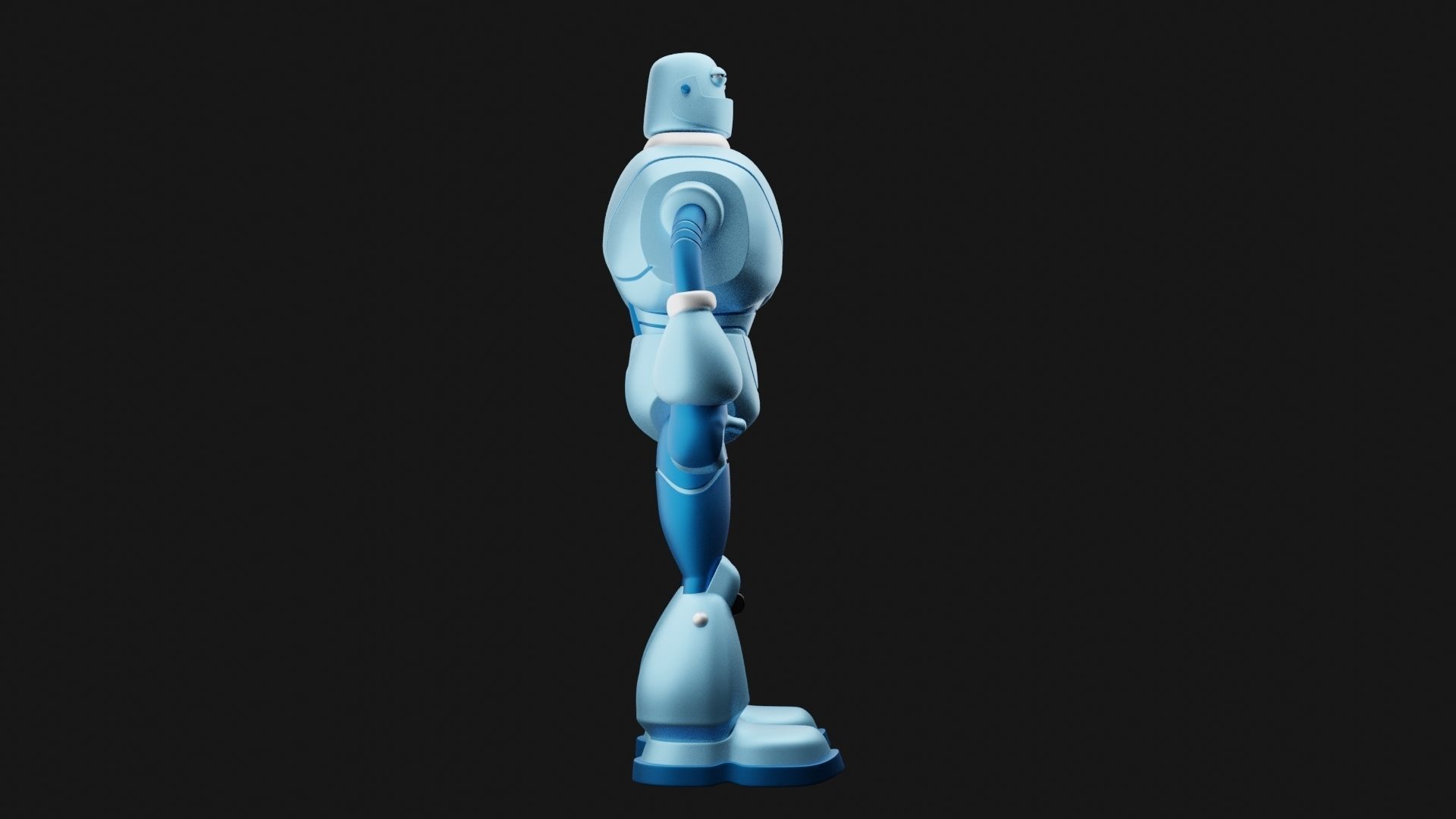 Robot Character RC07 3D print model_4