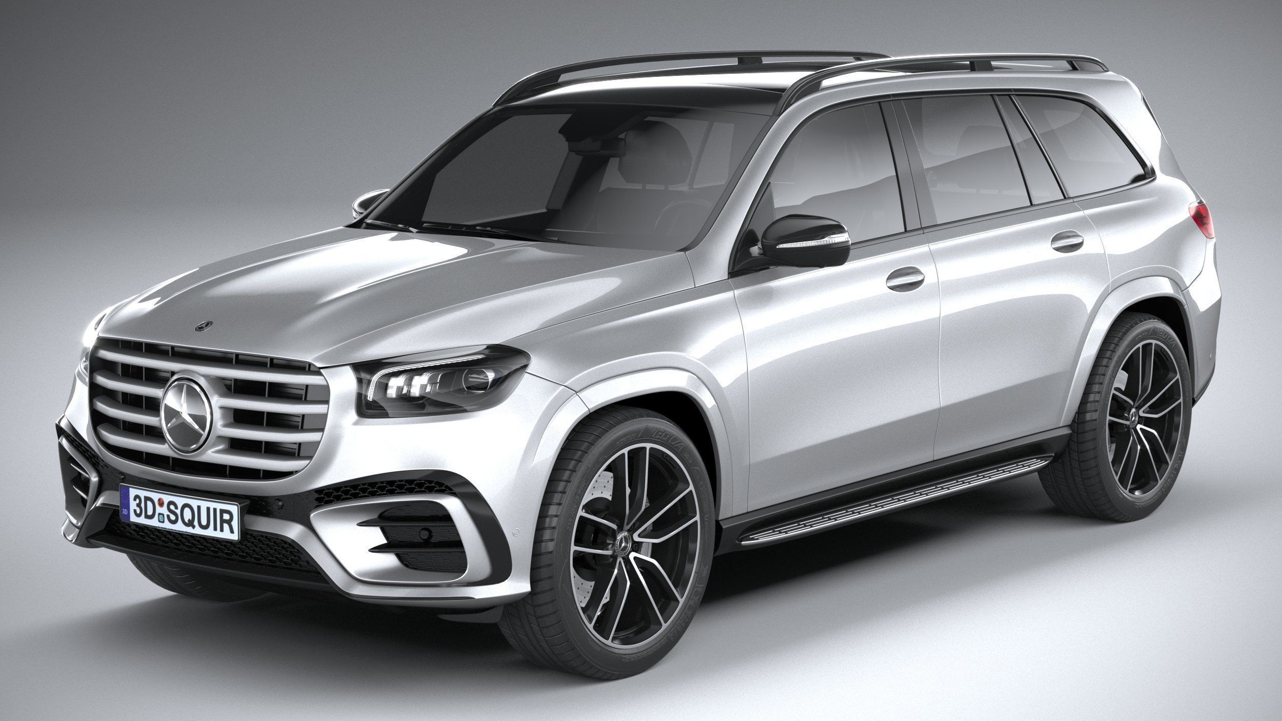 Mercedes-Benz GLS AMG Line 2024 3D model_1