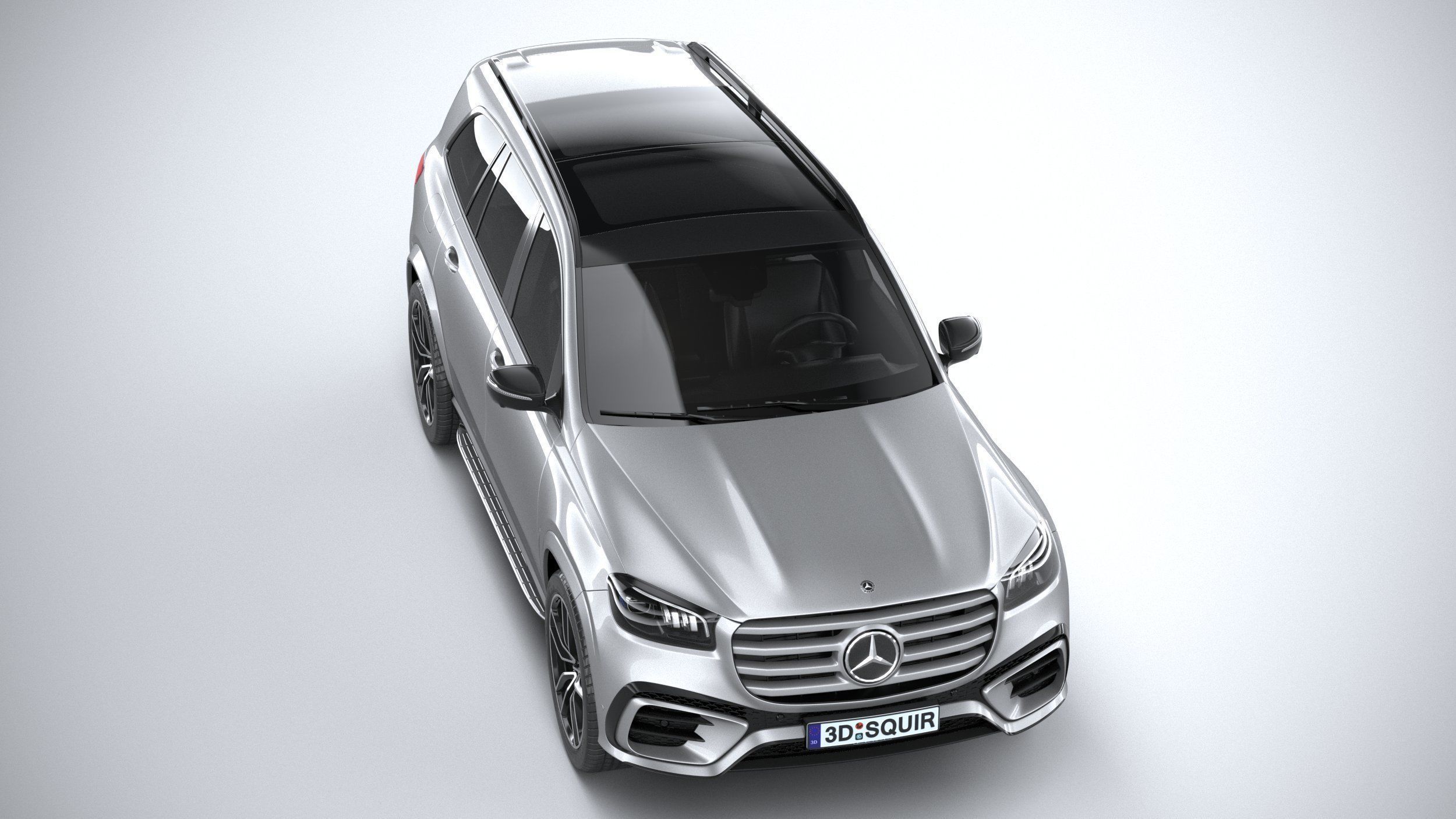 Mercedes-Benz GLS AMG Line 2024 3D model_12