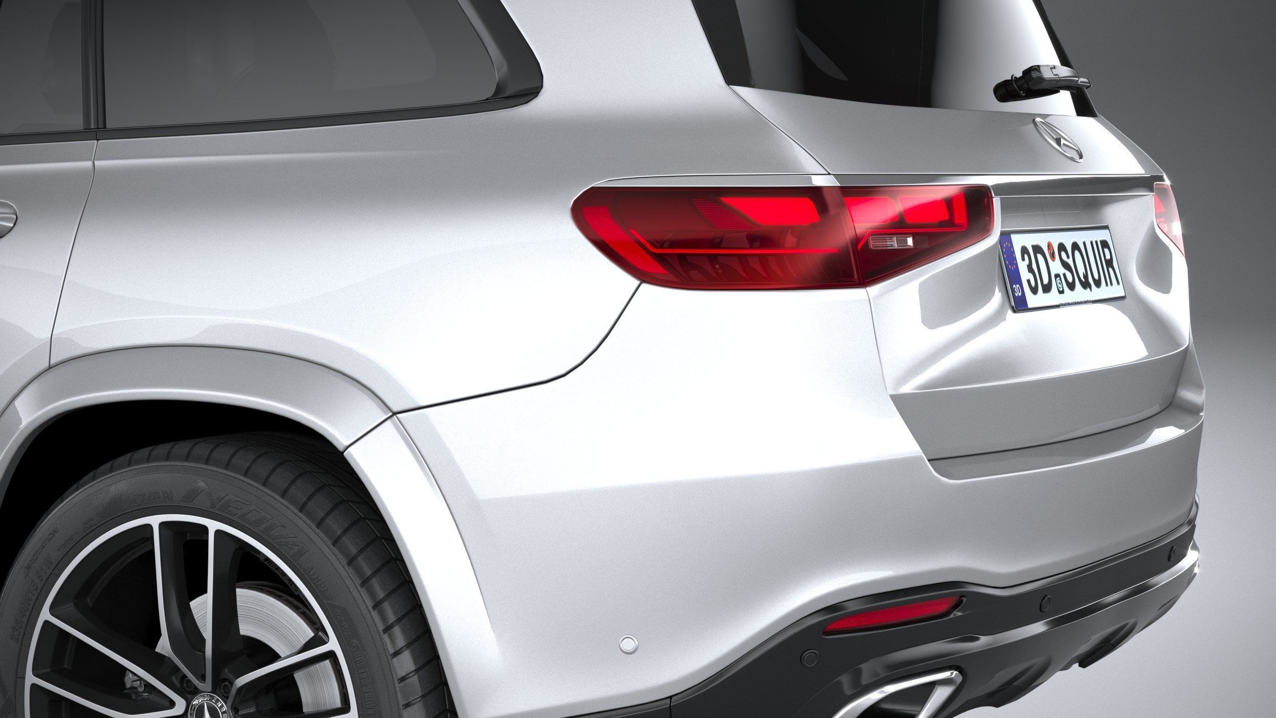 Mercedes-Benz GLS AMG Line 2024 3D model_6