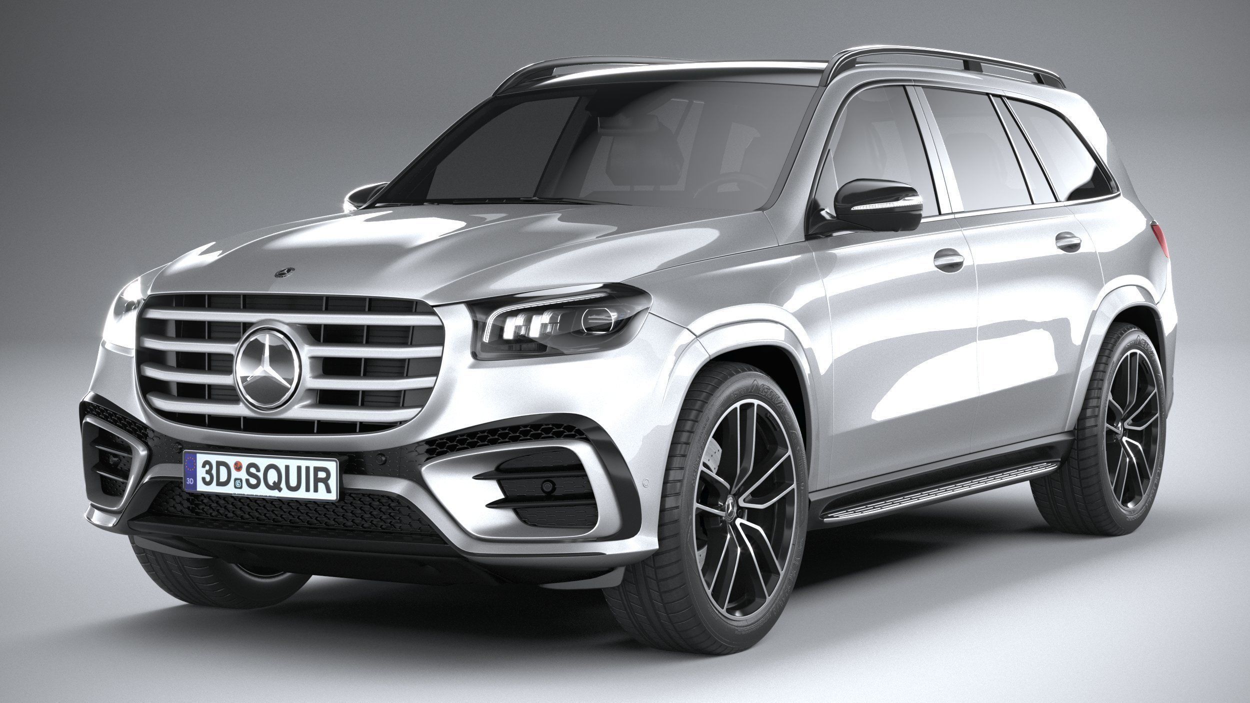 Mercedes-Benz GLS AMG Line 2024 3D model_2