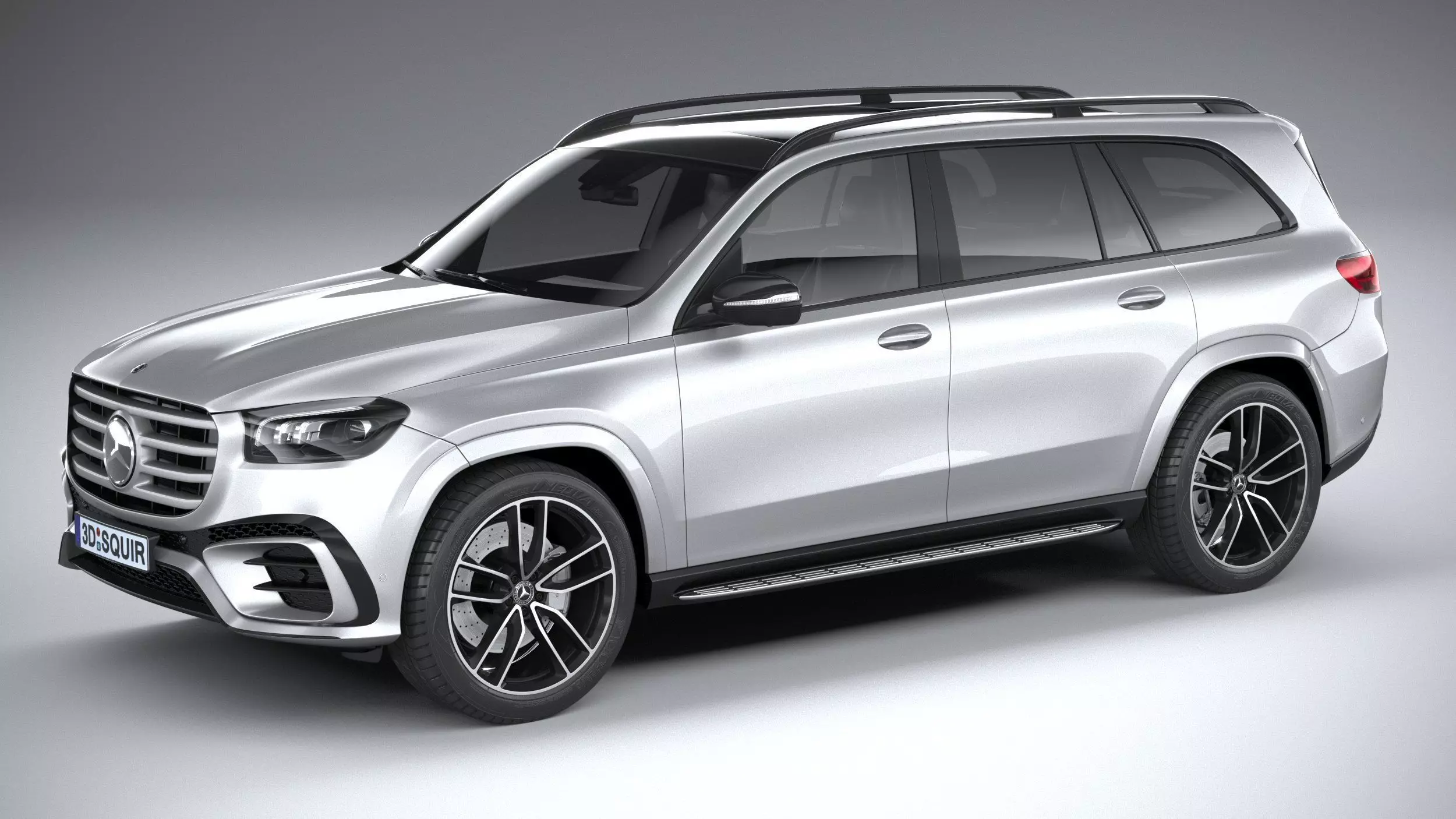 Mercedes-Benz GLS AMG Line 2024 3D model_0