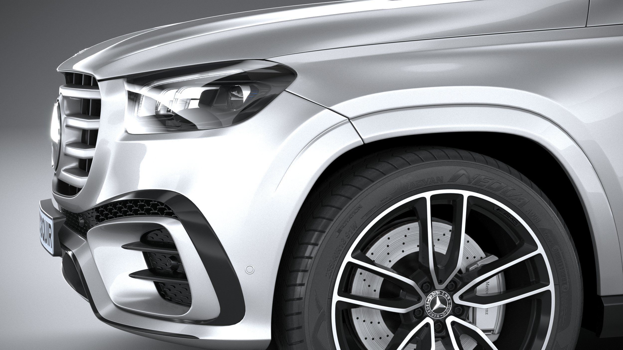 Mercedes-Benz GLS AMG Line 2024 3D model_3