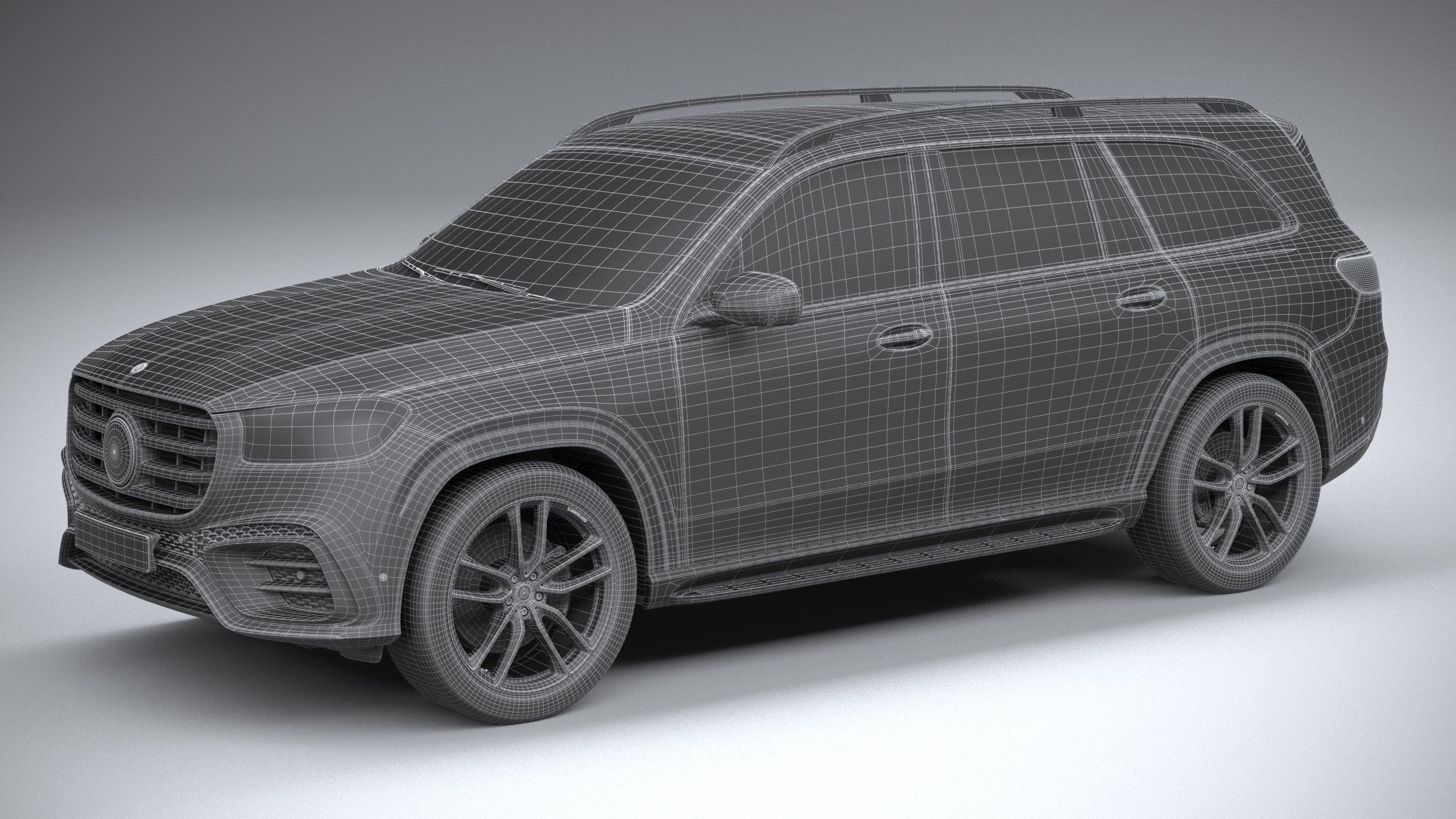 Mercedes-Benz GLS AMG Line 2024 3D model_28