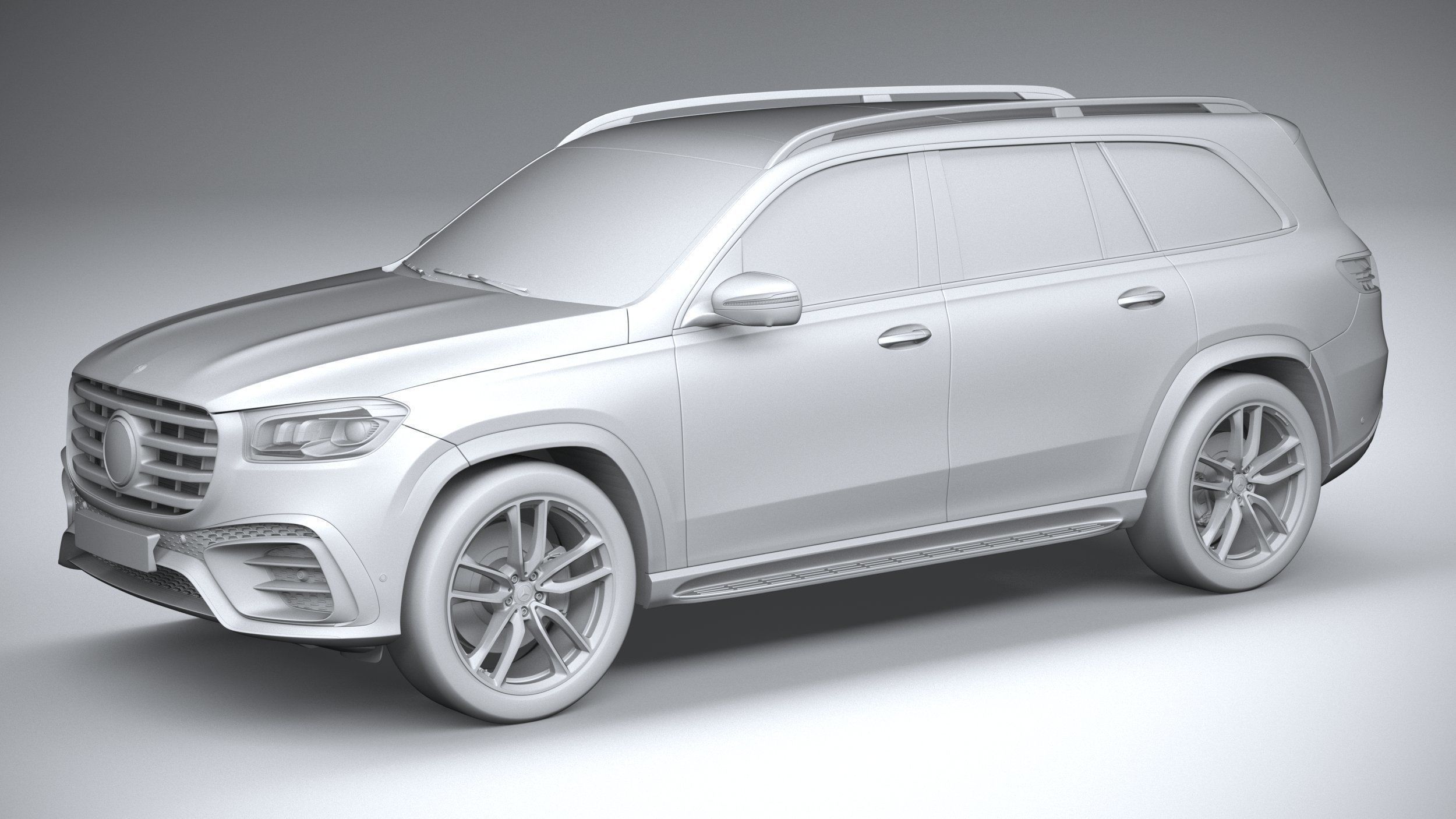 Mercedes-Benz GLS AMG Line 2024 3D model_19